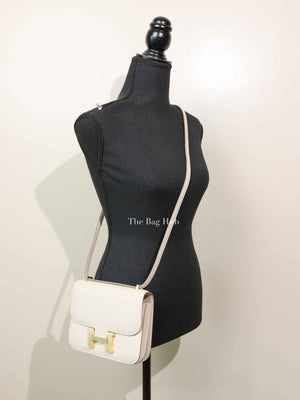 Hermes Craie Epsom Leather Constance Mini Bag