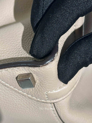 Celine Beige Leather Micro Luggage Tote Bag