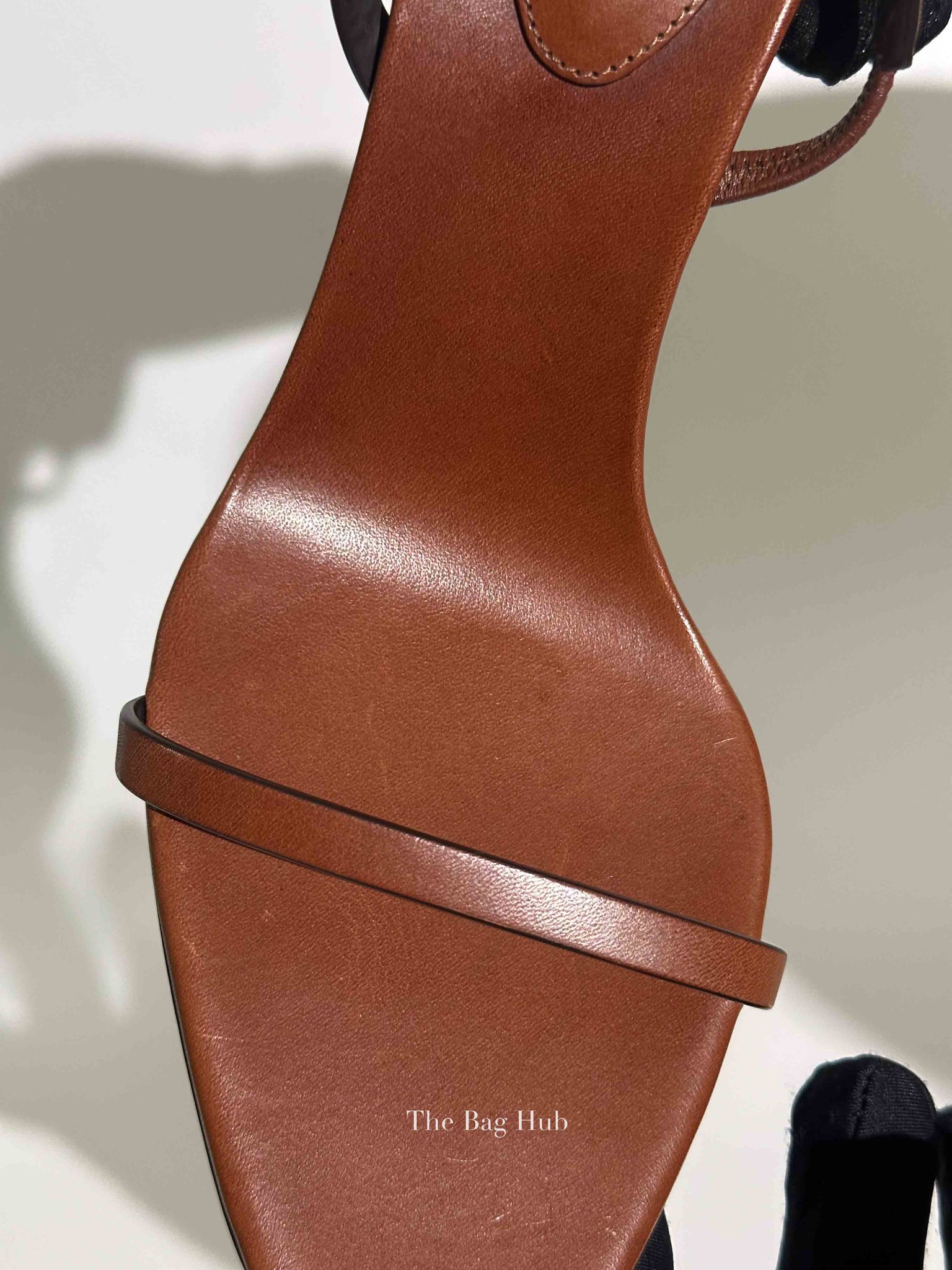 Saint Laurent Caramel Opyum Slingback Sandals Size 37.5