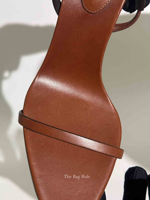 Saint Laurent Caramel Opyum Slingback Sandals Size 37.5