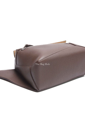 Loewe Dark Cigar Grained Calfskin Small Puzzle Bum Bag