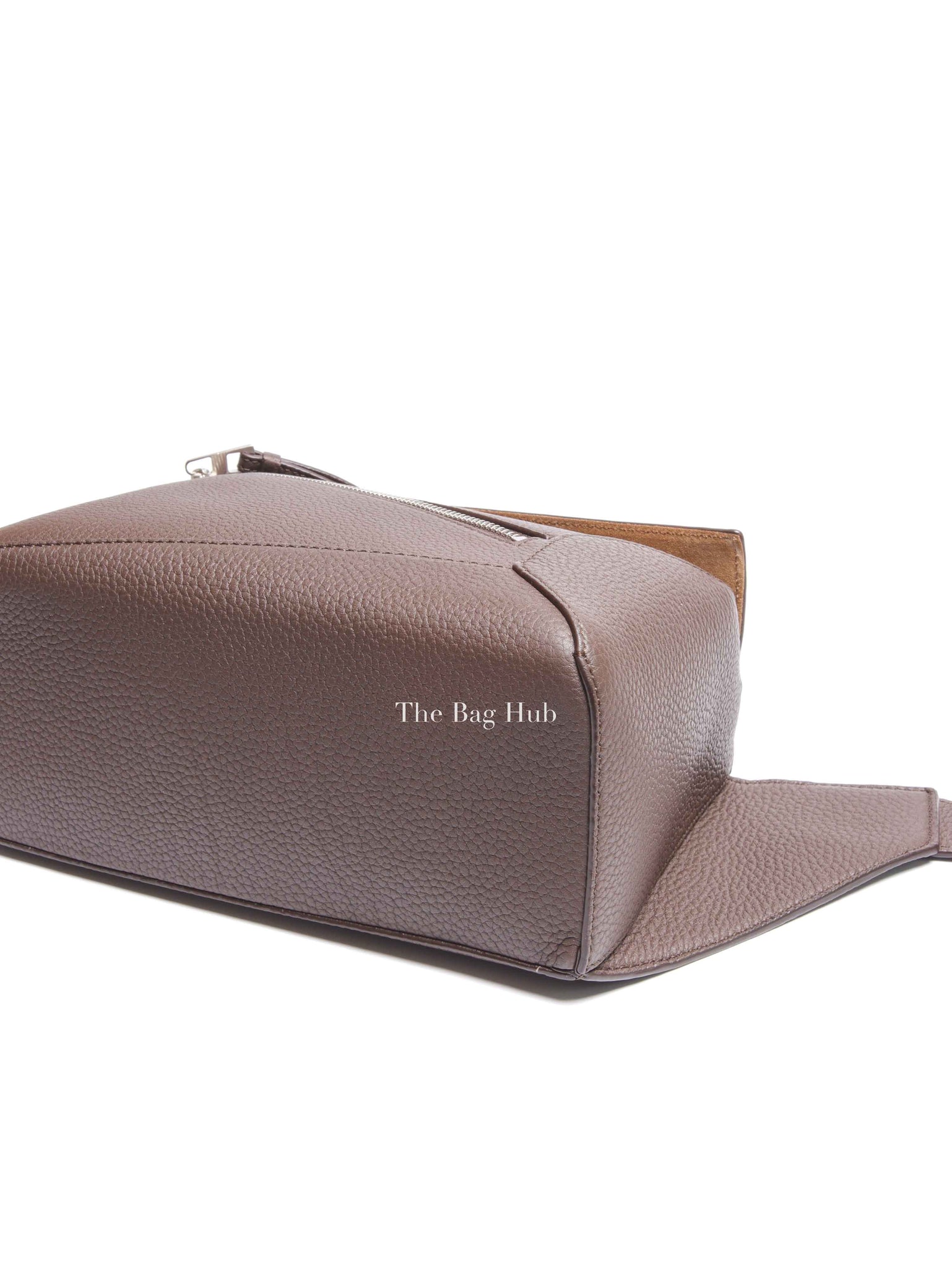 Loewe Dark Cigar Grained Calfskin Small Puzzle Bum Bag