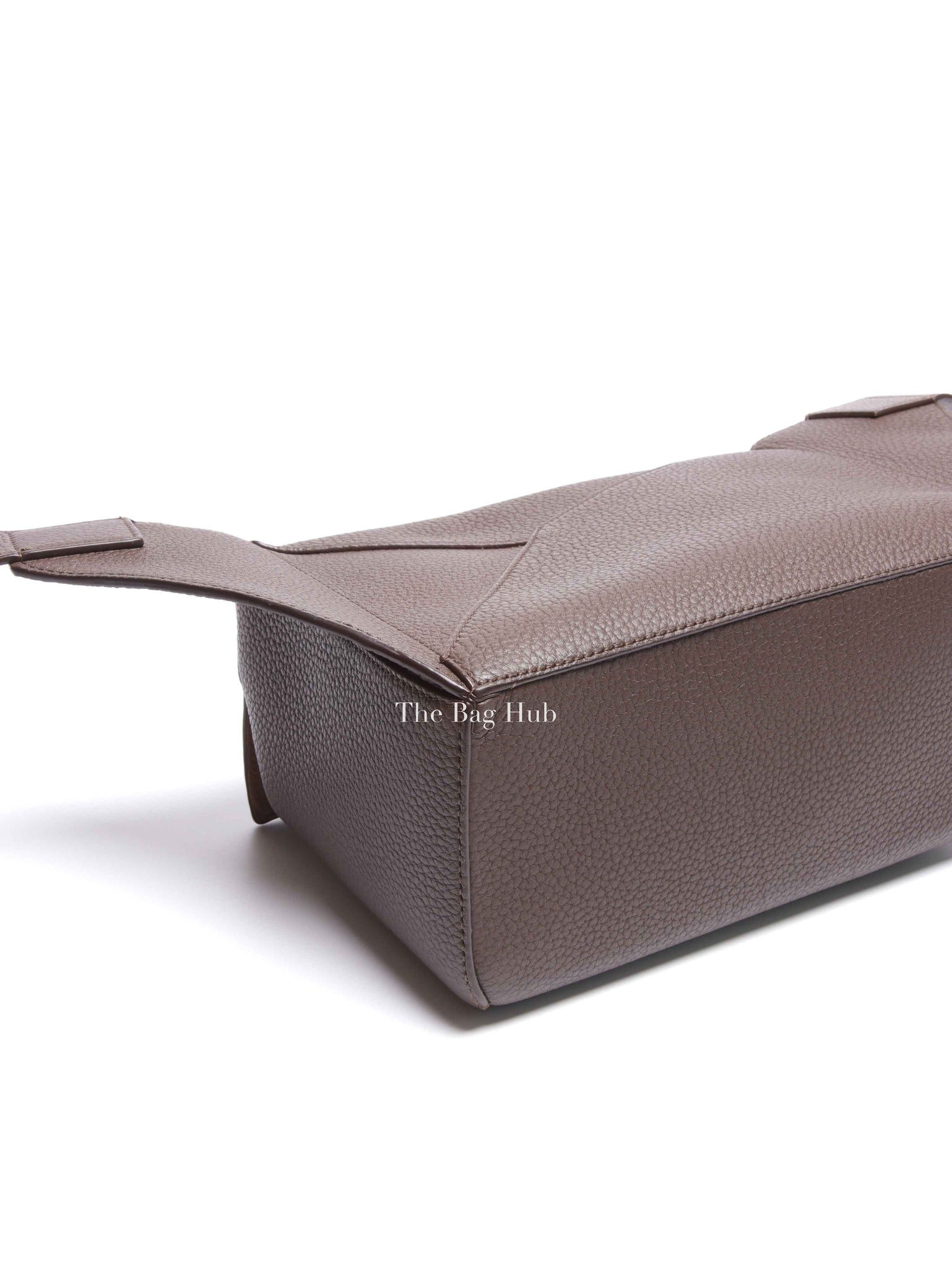 Loewe Dark Cigar Grained Calfskin Small Puzzle Bum Bag