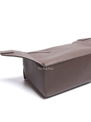 Loewe Dark Cigar Grained Calfskin Small Puzzle Bum Bag