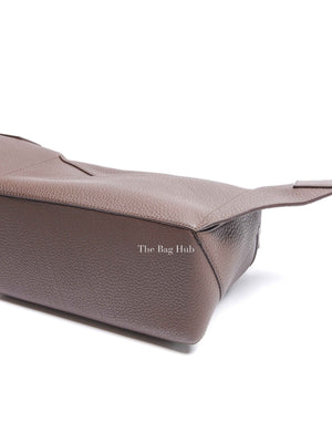 Loewe Dark Cigar Grained Calfskin Small Puzzle Bum Bag