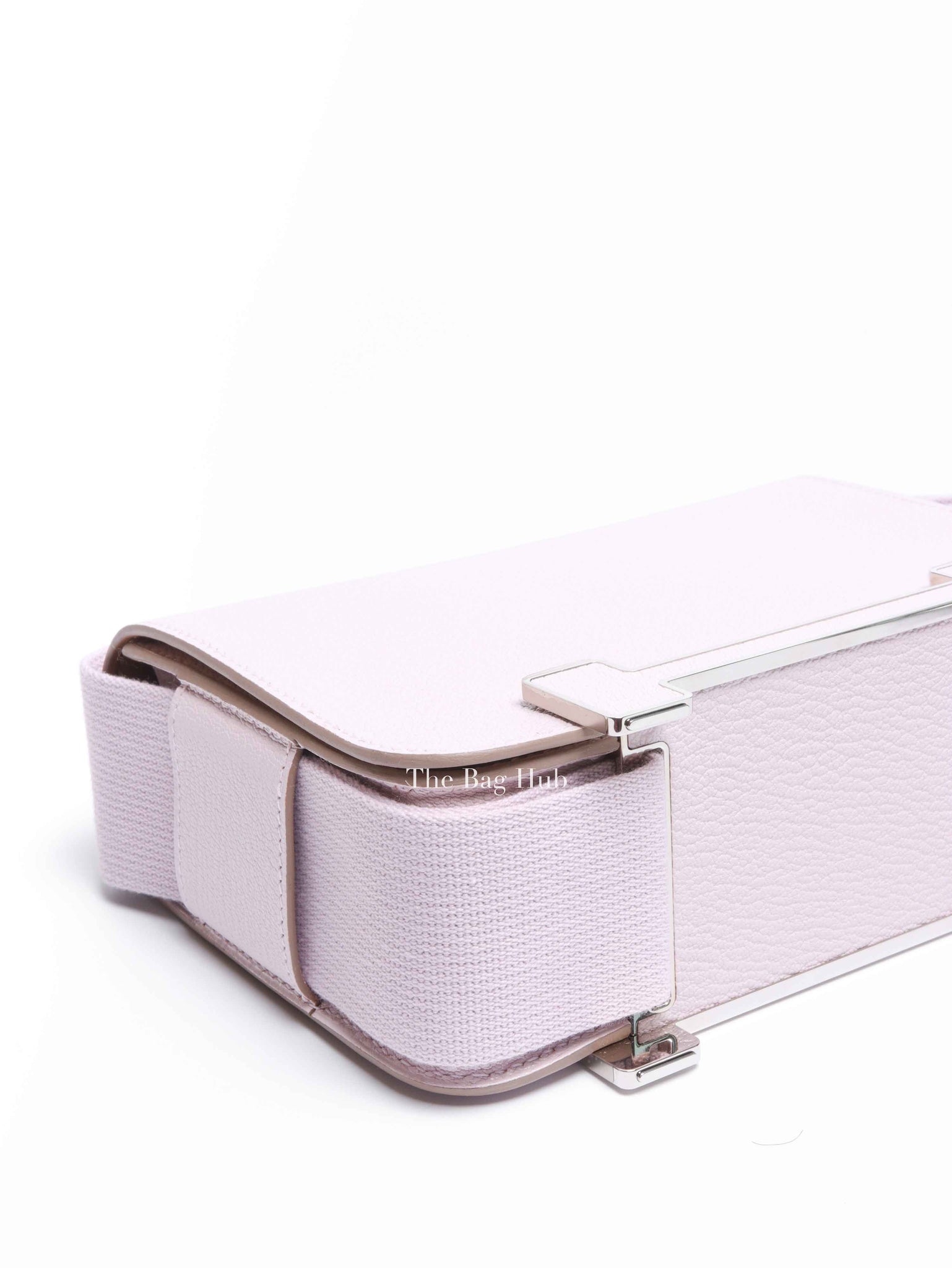 Hermes Mauve Pale Chevre Mysore Geta Bag