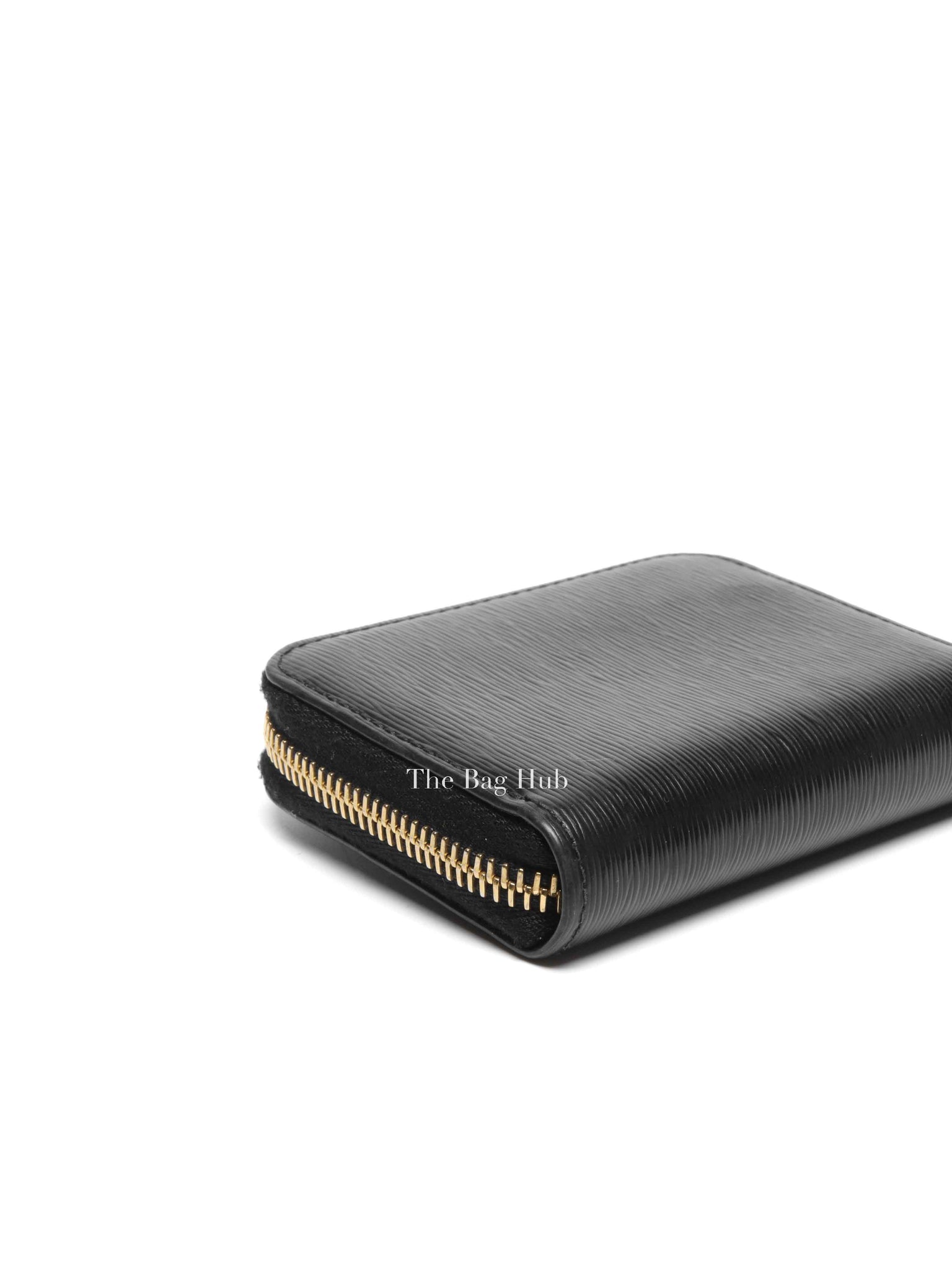 Prada Black Leather Coin Purse Wallet 1MM268