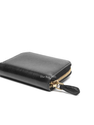 Prada Black Leather Coin Purse Wallet 1MM268