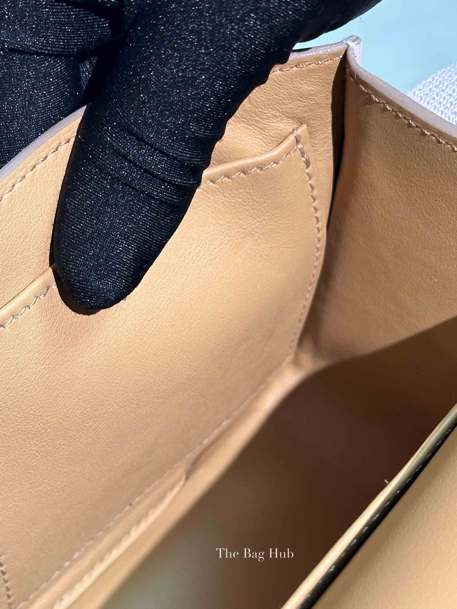 Hermes Mauve Pale Chevre Mysore Geta Bag