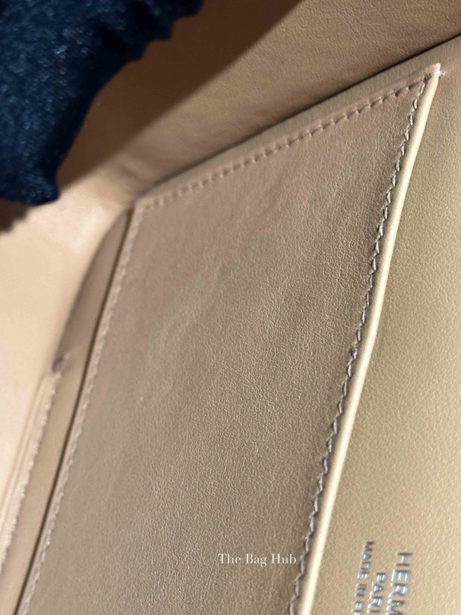 Hermes Mauve Pale Chevre Mysore Geta Bag