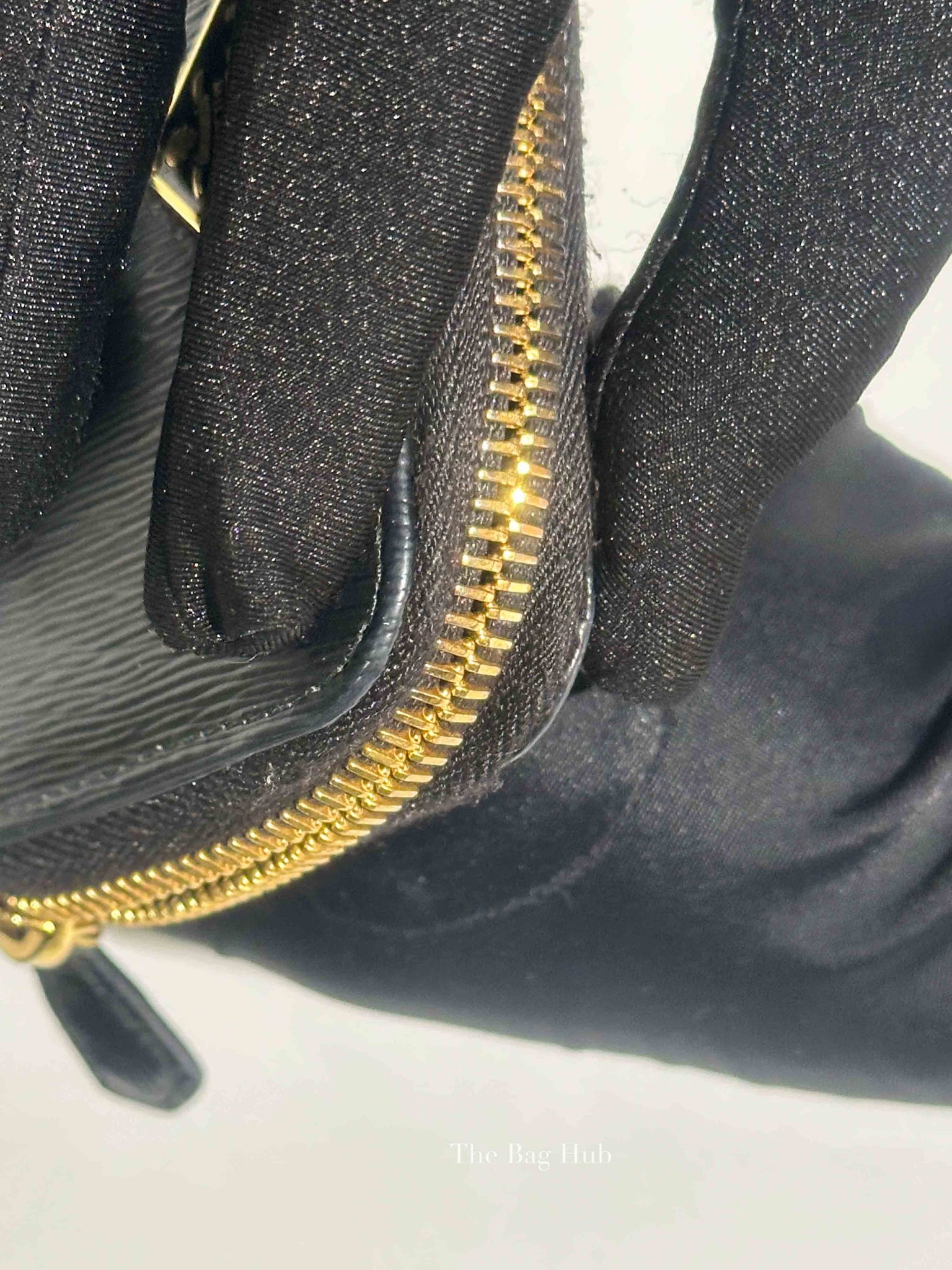 Prada Black Leather Coin Purse Wallet 1MM268