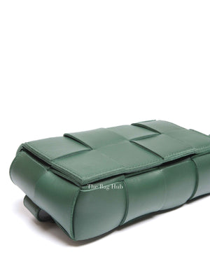 Bottega Veneta Green Leather Cassette Belt Bag