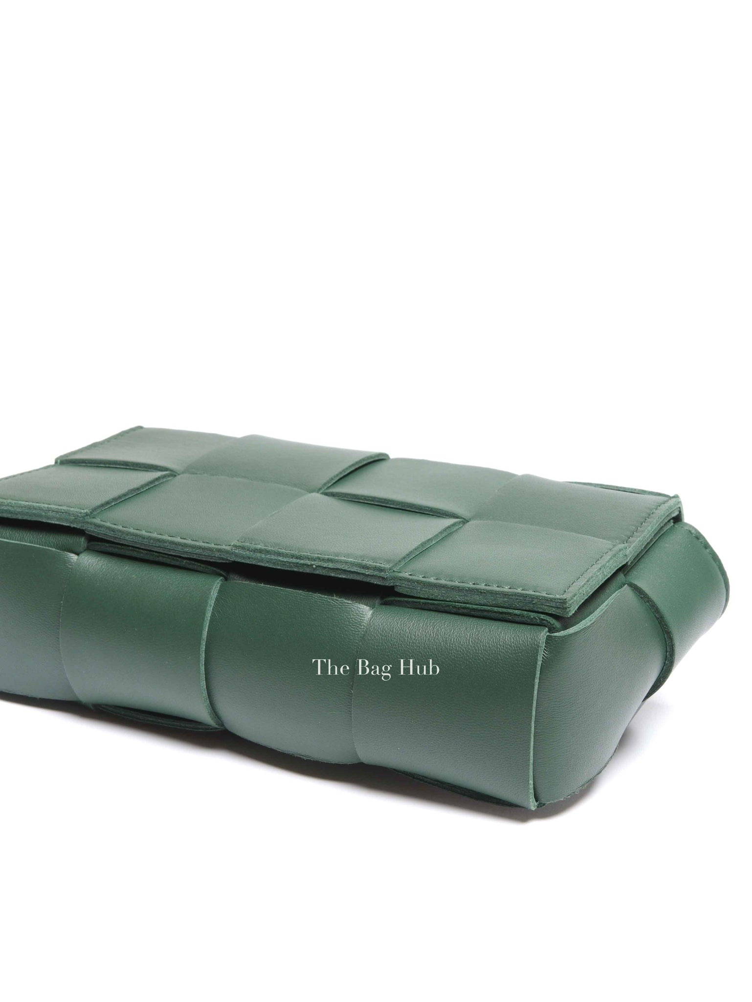 Bottega Veneta Green Leather Cassette Belt Bag