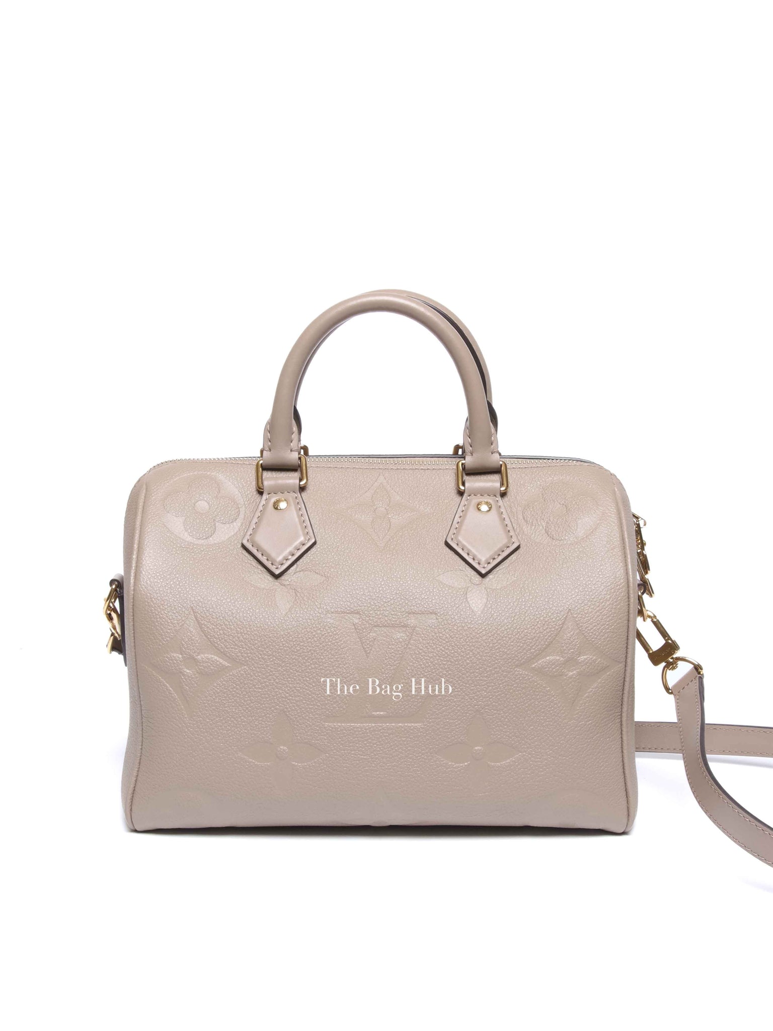 Louis Vuitton Turtledove Empreinte Speedy Bandouliere 25 Shoulder Bag