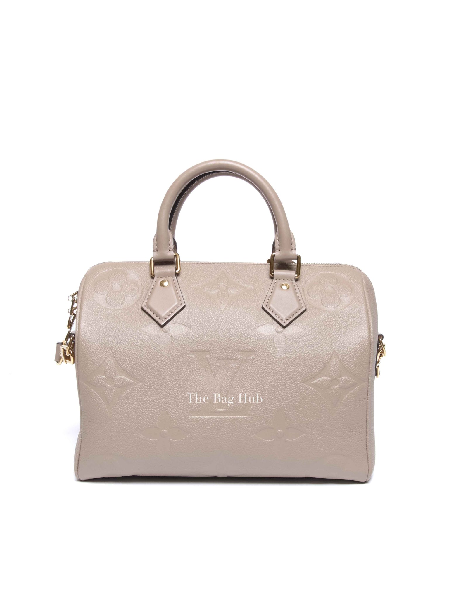 Louis Vuitton Turtledove Empreinte Speedy Bandouliere 25 Shoulder Bag