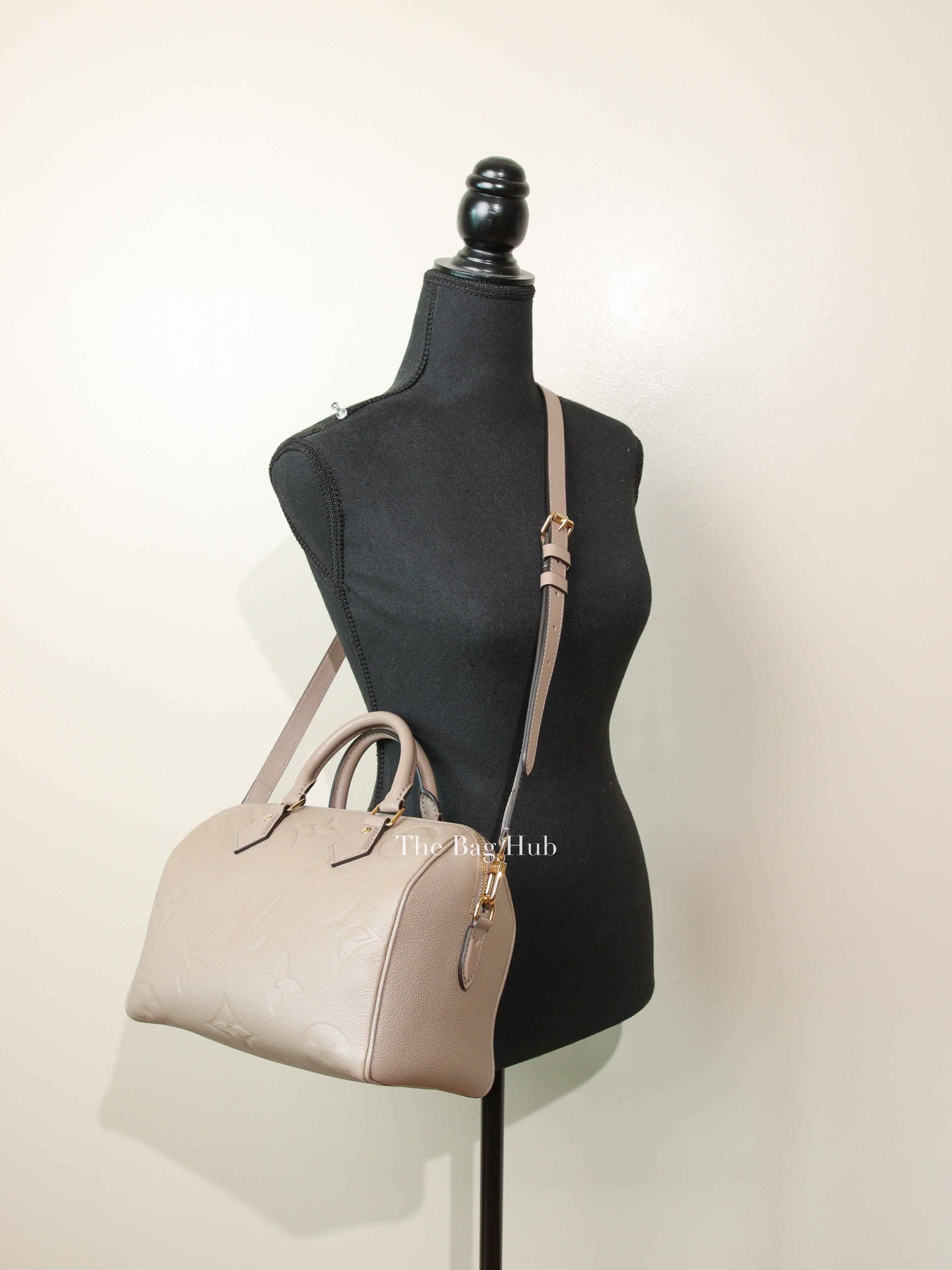 Louis Vuitton Turtledove Empreinte Speedy Bandouliere 25 Shoulder Bag