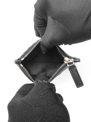 Valentino Garavani Black Vlogo Leather Card Holder