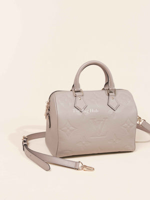 Louis Vuitton Turtledove Empreinte Speedy Bandouliere 25 Shoulder Bag