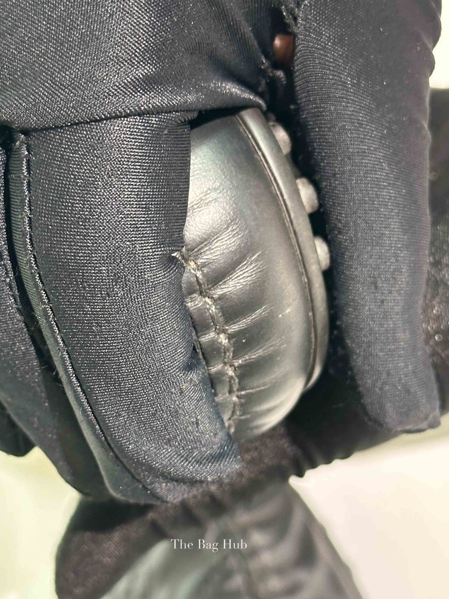 Gucci Black Calfskin Guccissima Mens Driver Loafers Size 8.5