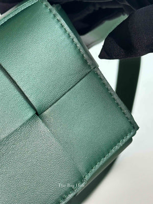 Bottega Veneta Green Leather Cassette Belt Bag