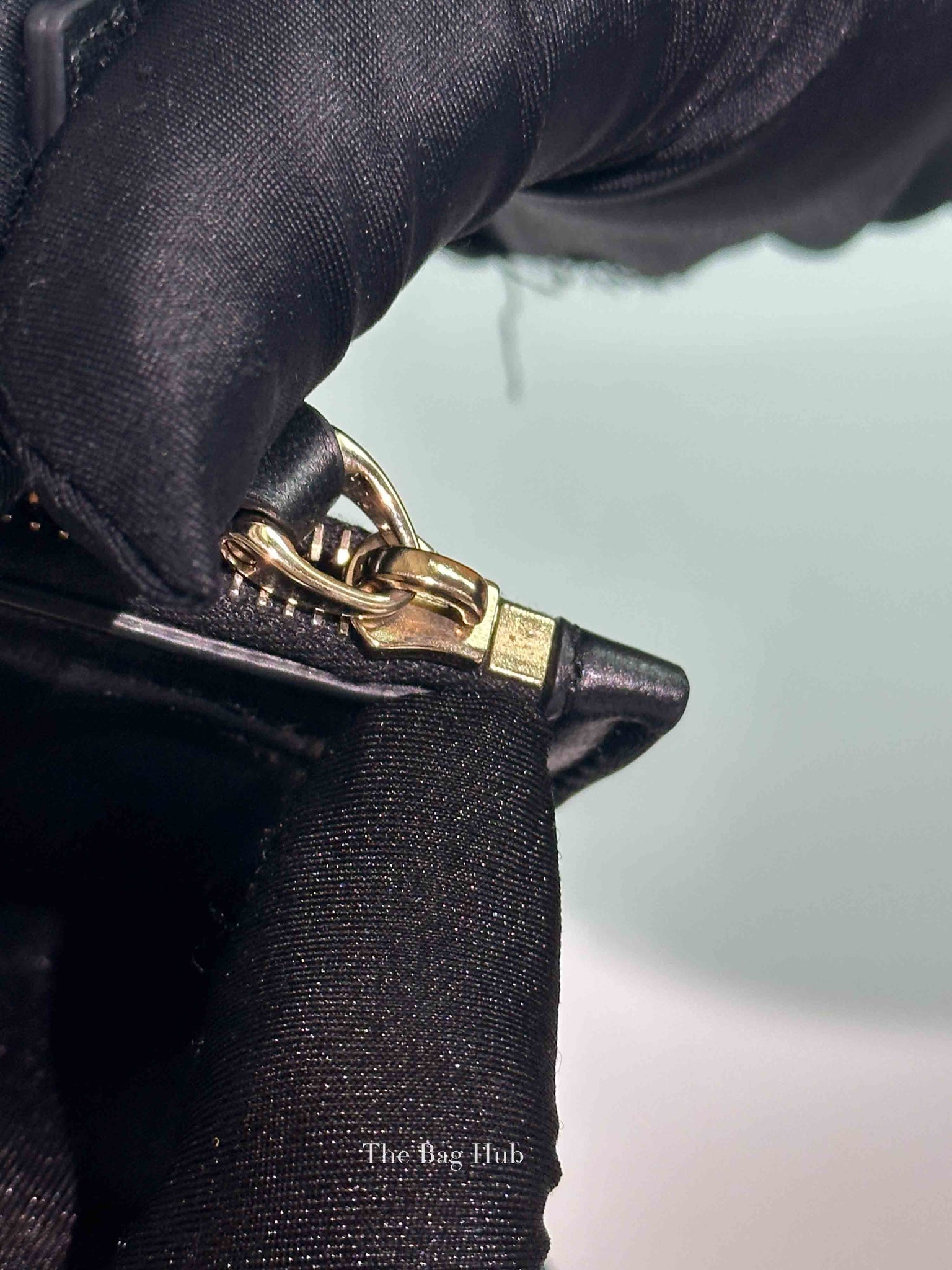 Valentino Garavani Black Vlogo Leather Card Holder