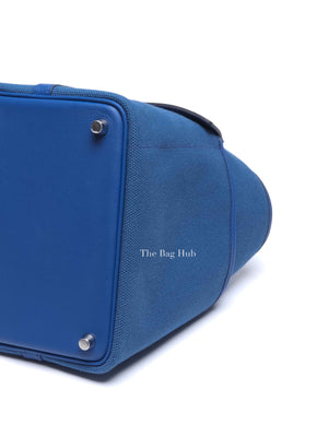 Hermes Bleu Royal Swift/Toile Canvas Picotin Cargo 18 PHW