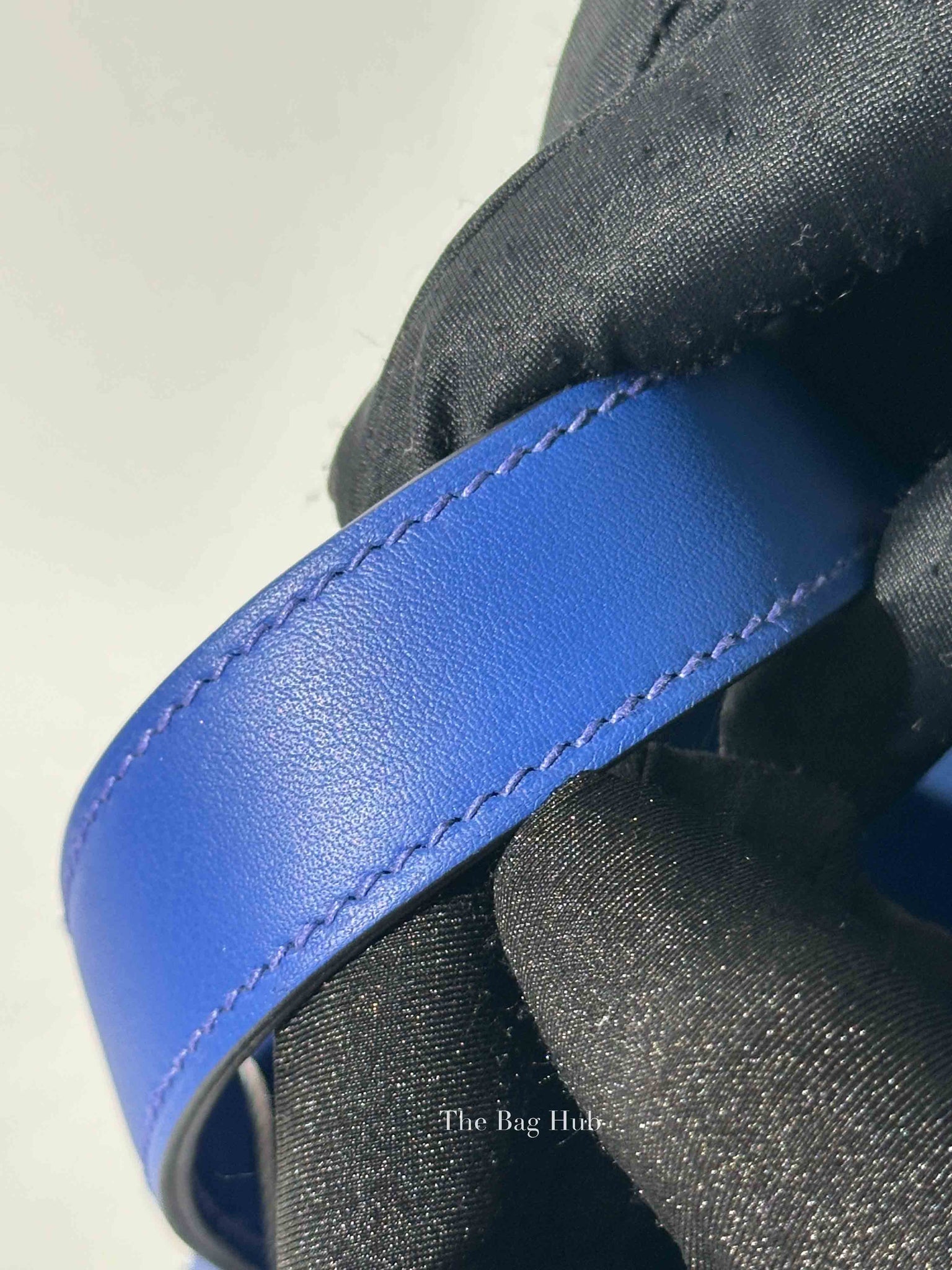 Hermes Bleu Royal Swift/Toile Canvas Picotin Cargo 18 PHW