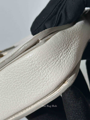 Miu Miu Bianco Leather Madras Pushlock Flap RTC460 Crossbody Bag