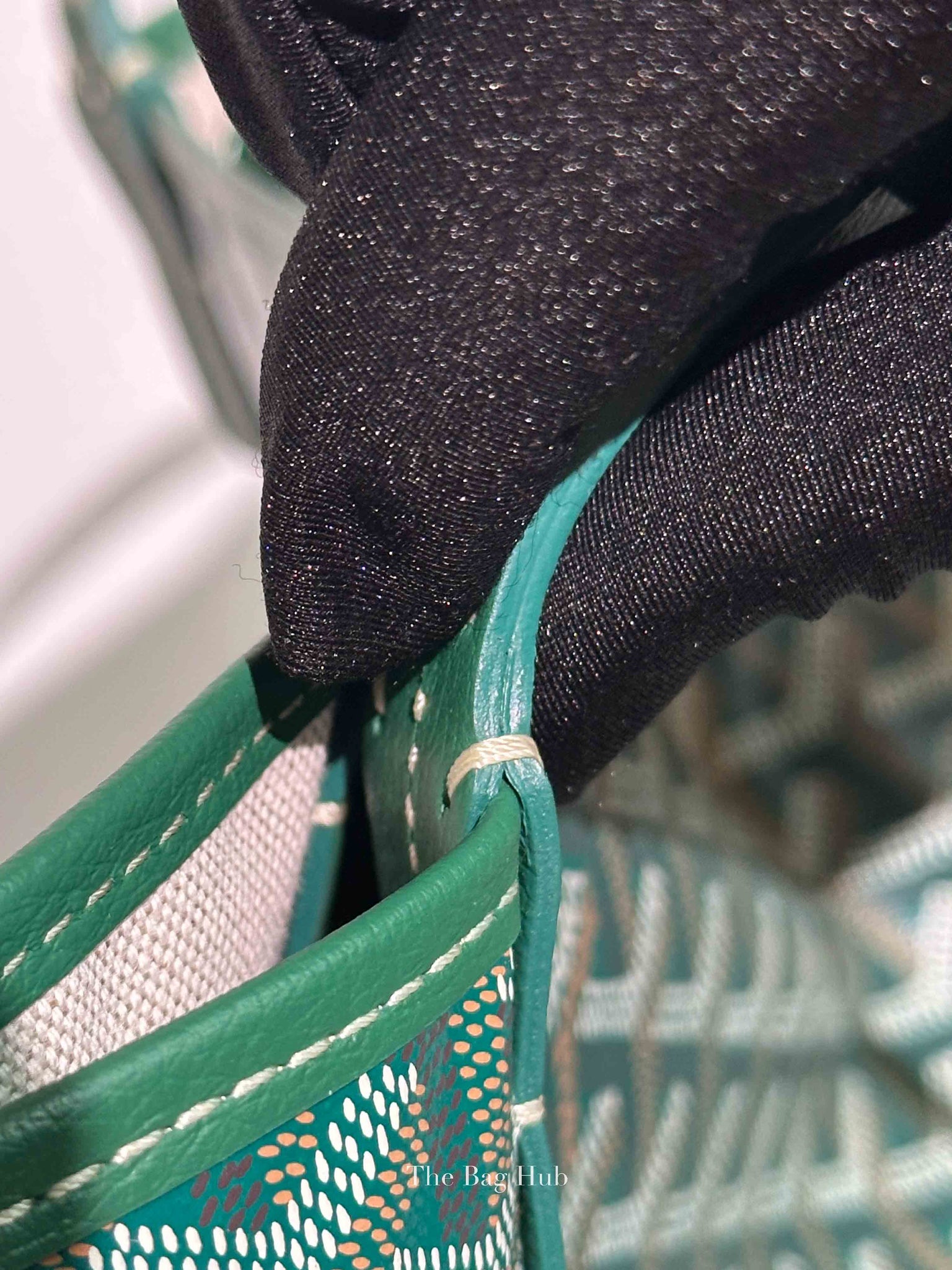 Goyard Green Canvas St. Louis PM Bag