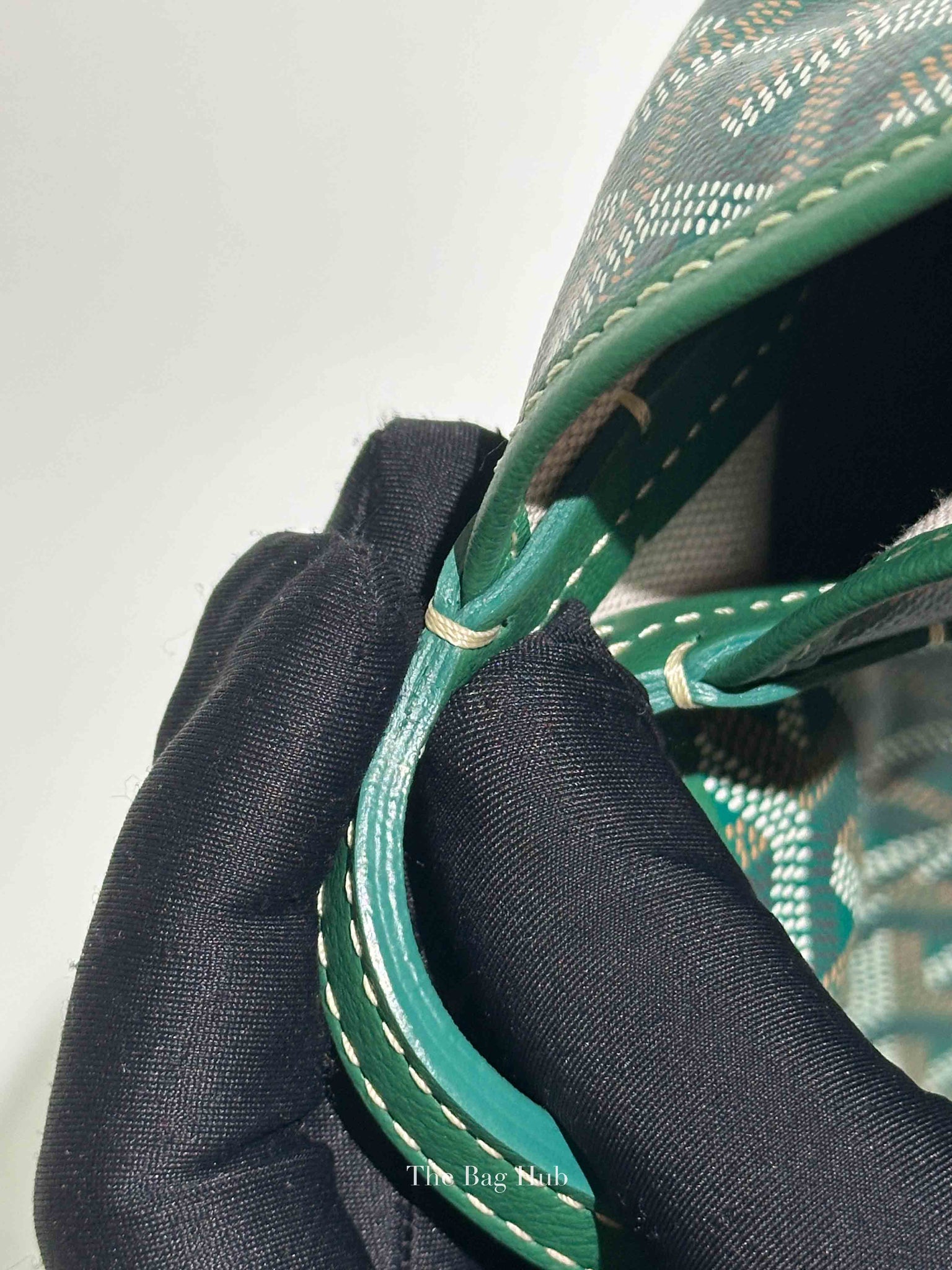 Goyard Green Canvas St. Louis PM Bag