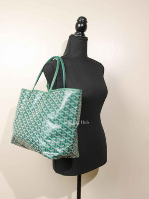 Goyard Green Canvas St. Louis PM Bag