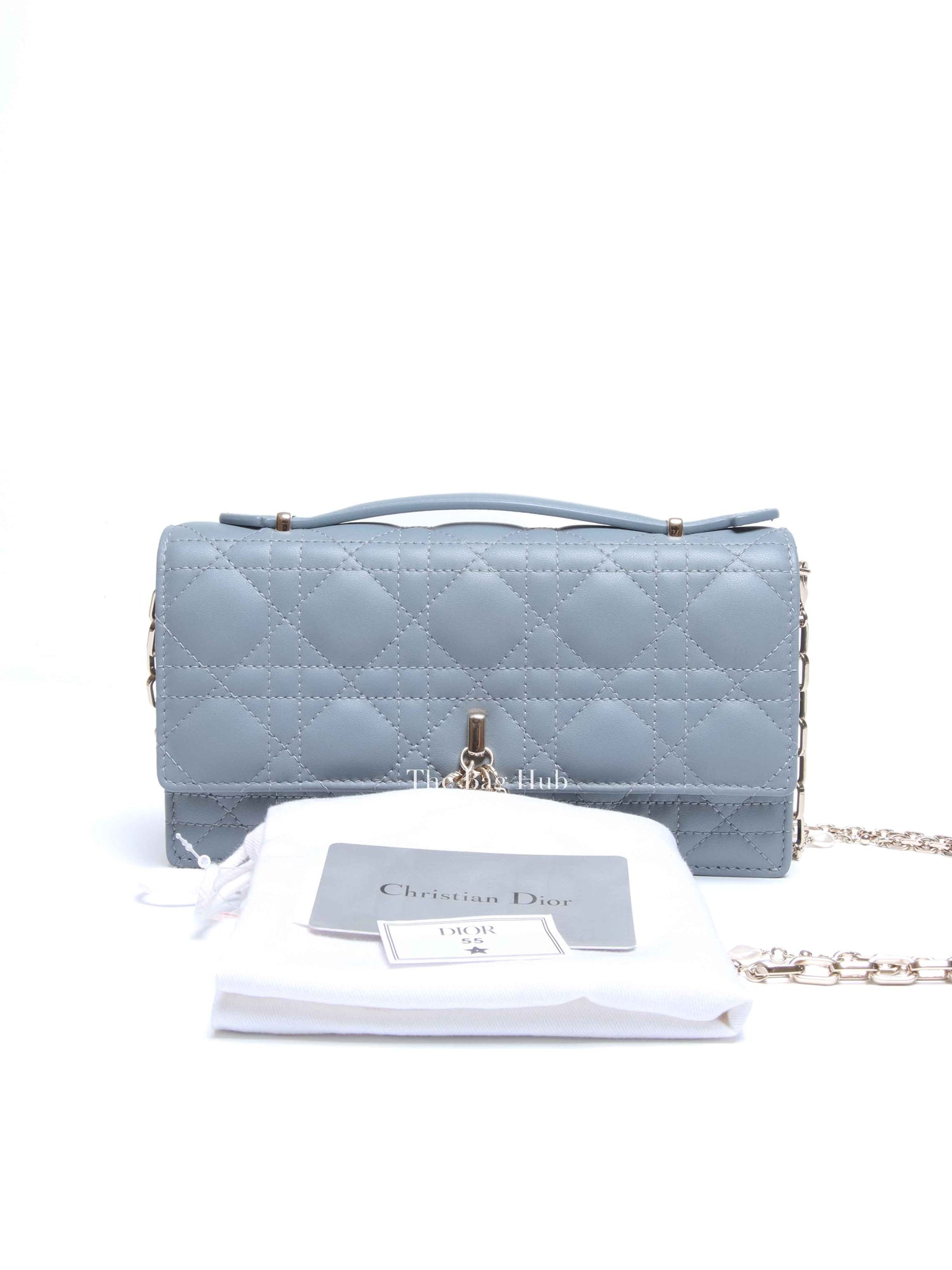Dior Cloud Blue Cannage Lambskin My Dior Mini Bag
