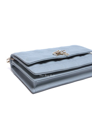 Dior Cloud Blue Cannage Lambskin My Dior Mini Bag