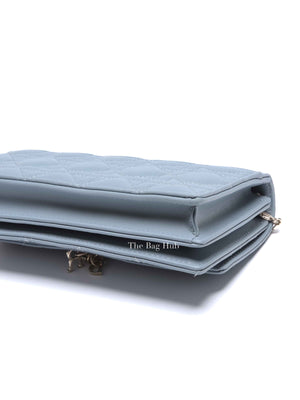 Dior Cloud Blue Cannage Lambskin My Dior Mini Bag