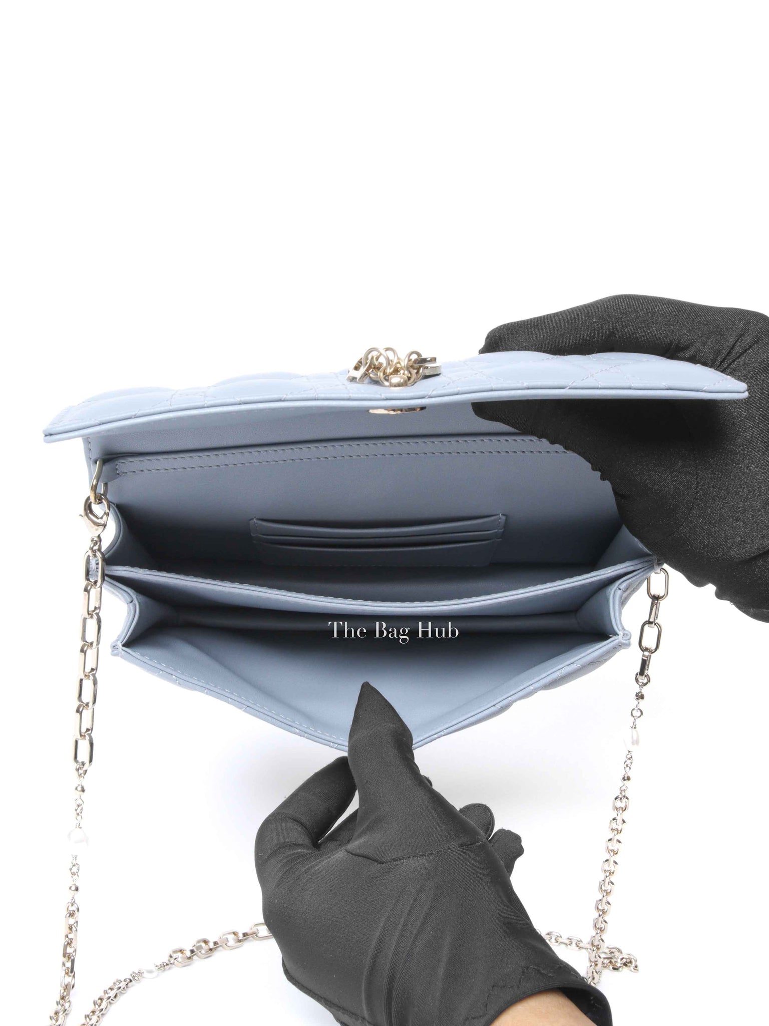 Dior Cloud Blue Cannage Lambskin My Dior Mini Bag