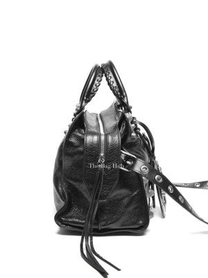 Balenciaga Black Agneau Arena Neo Cagole City Bag