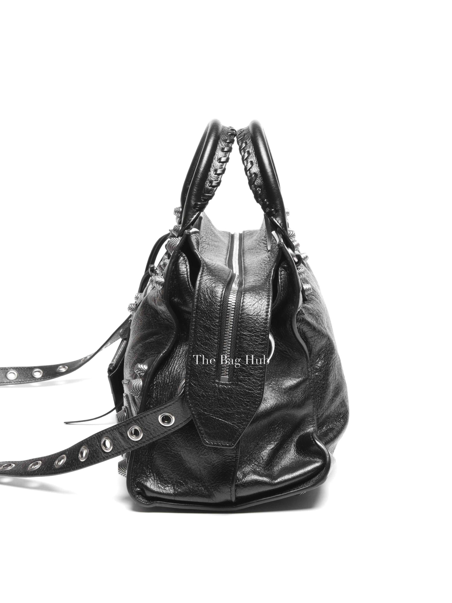 Balenciaga Black Agneau Arena Neo Cagole City Bag