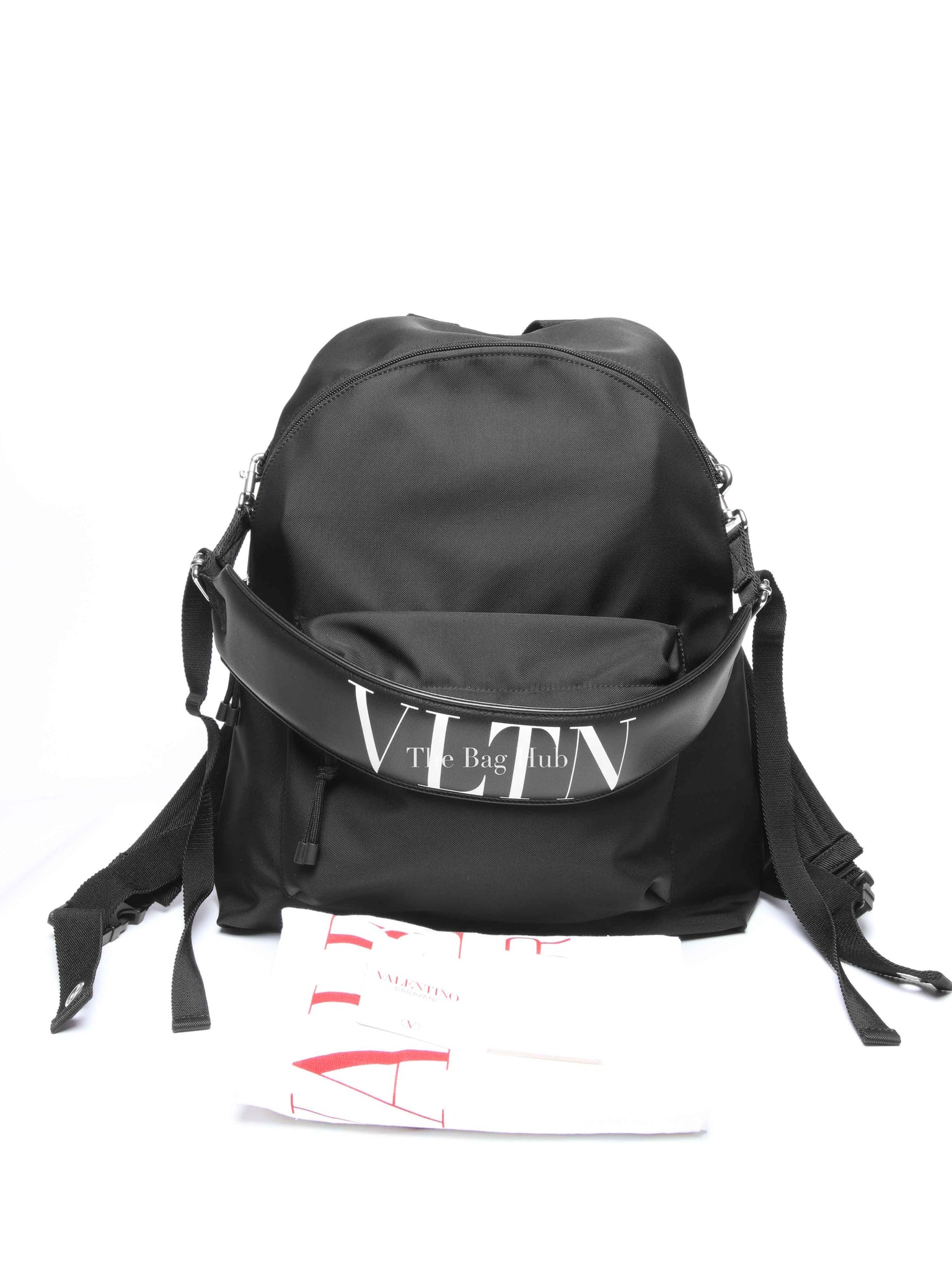 Valentino Garavani Black Nylon Men's Backpack