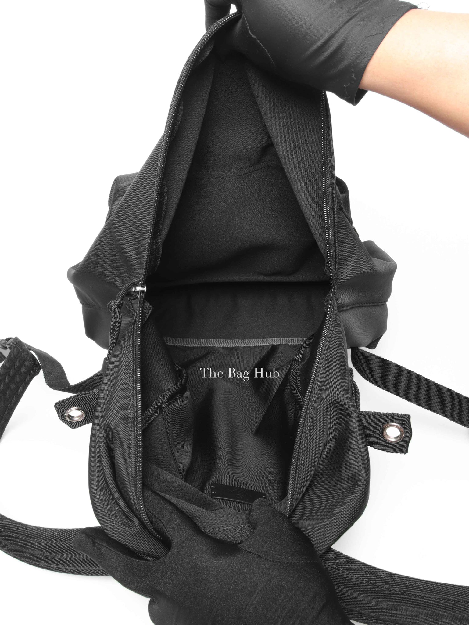 Valentino Garavani Black Nylon Men's Backpack