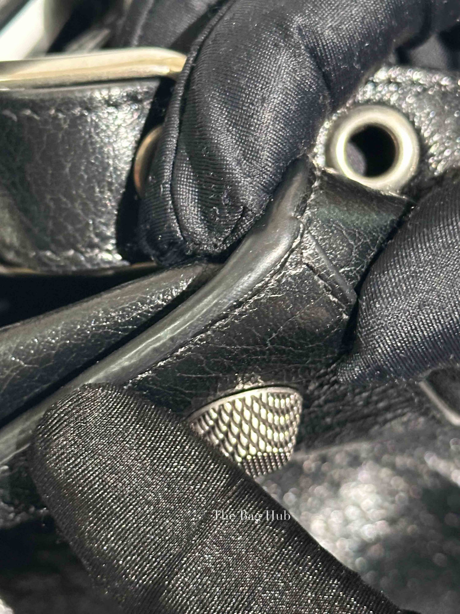 Balenciaga Black Agneau Arena Neo Cagole City Bag