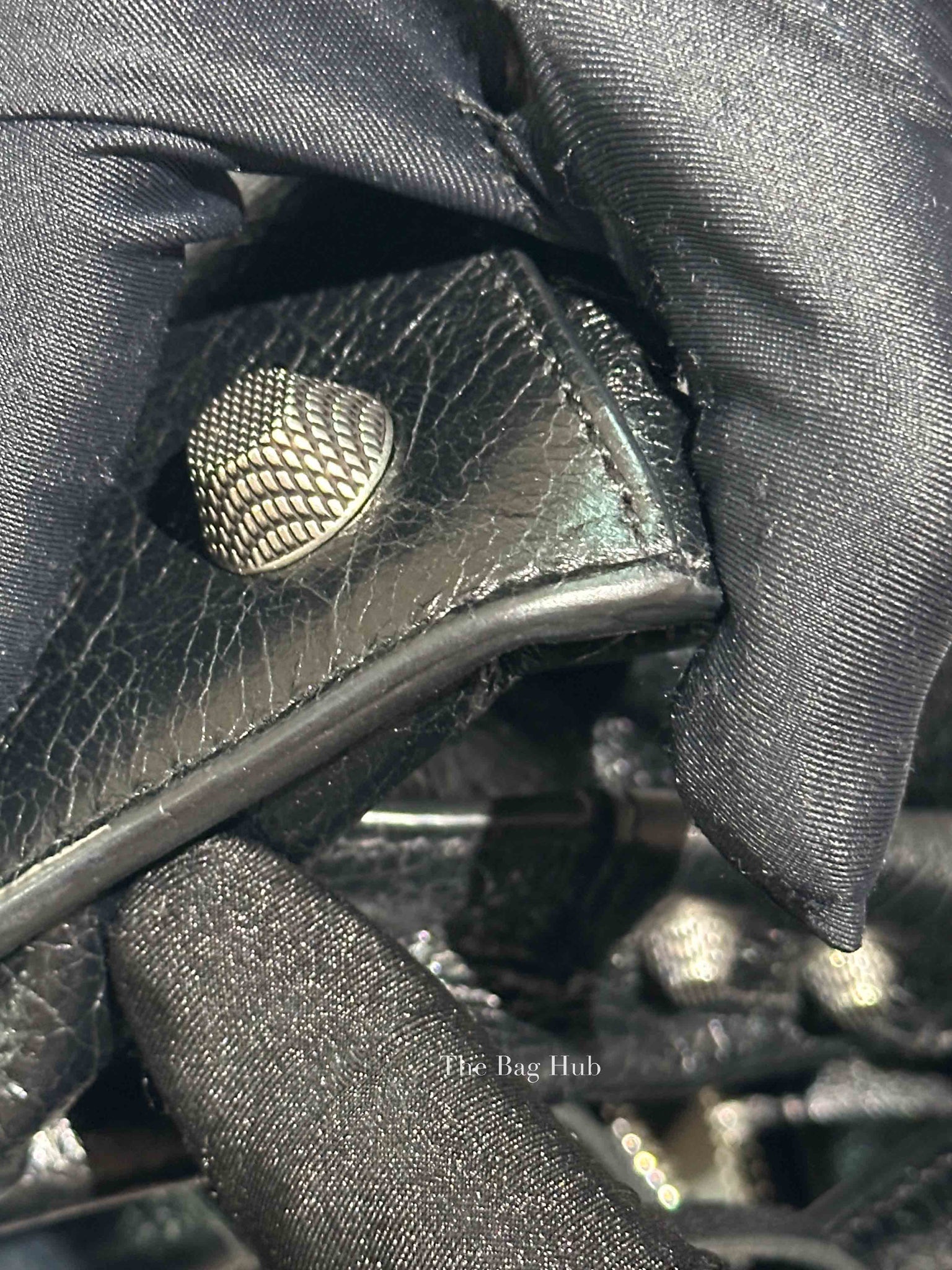 Balenciaga Black Agneau Arena Neo Cagole City Bag