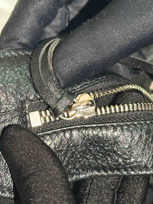 Balenciaga Black Agneau Arena Neo Cagole City Bag