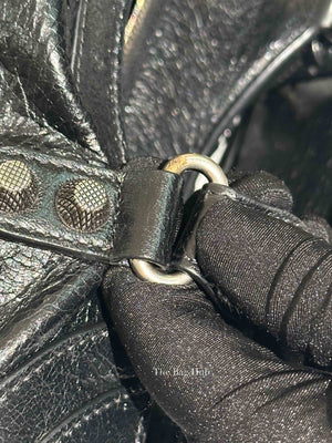 Balenciaga Black Agneau Arena Neo Cagole City Bag