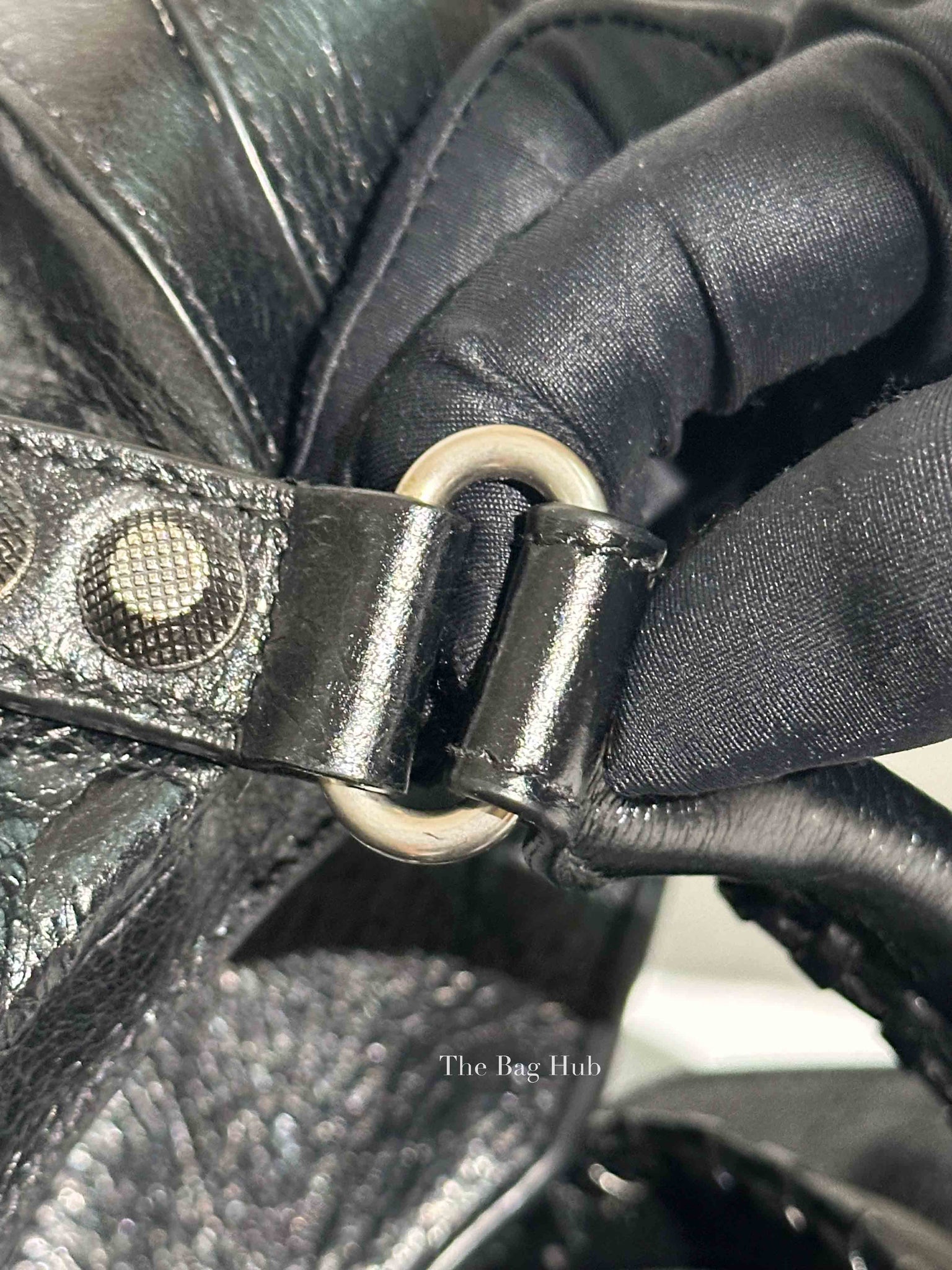 Balenciaga Black Agneau Arena Neo Cagole City Bag