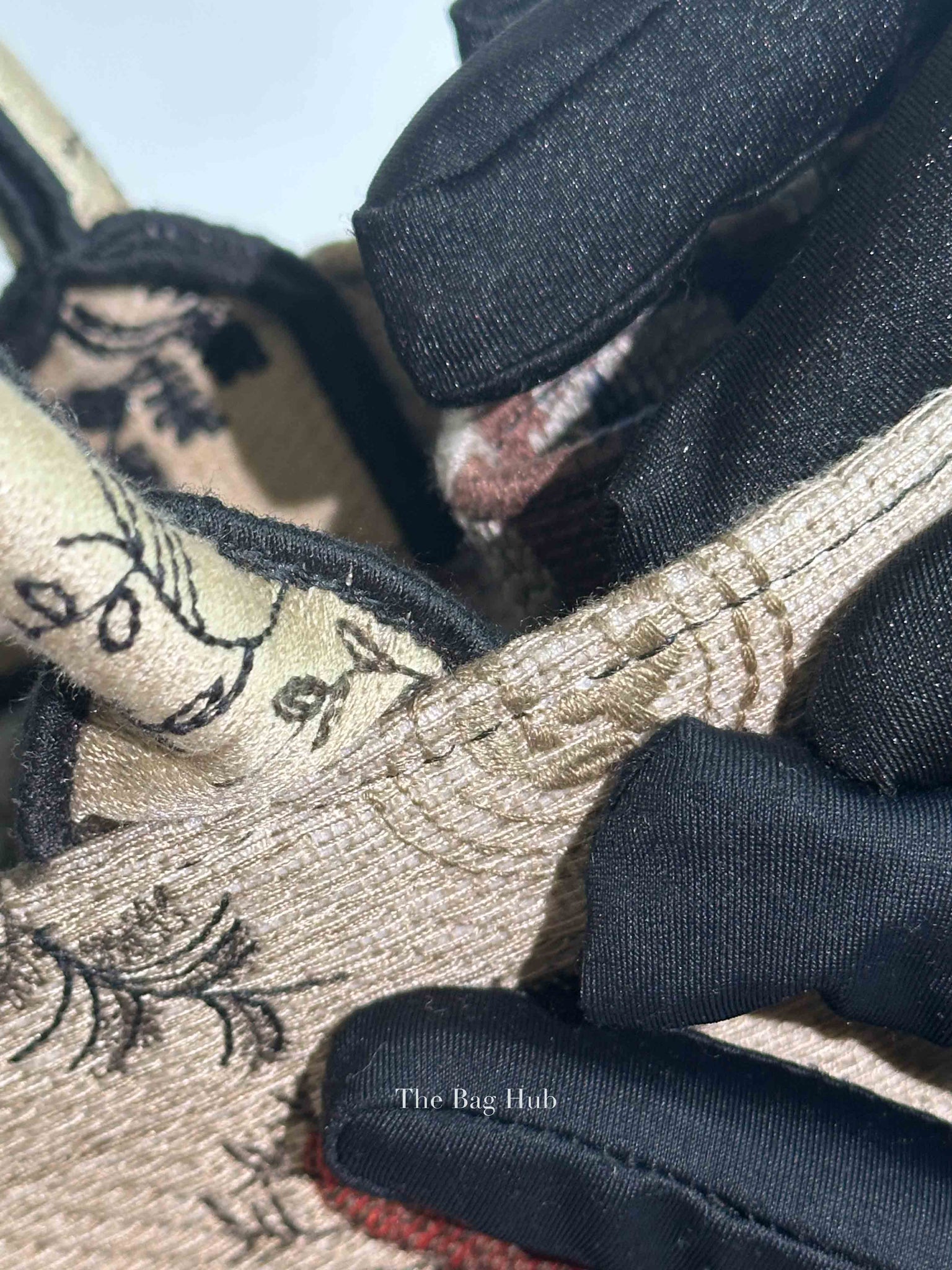 Dior Multicolor Floral Embroidered Canvas Medium Book Tote