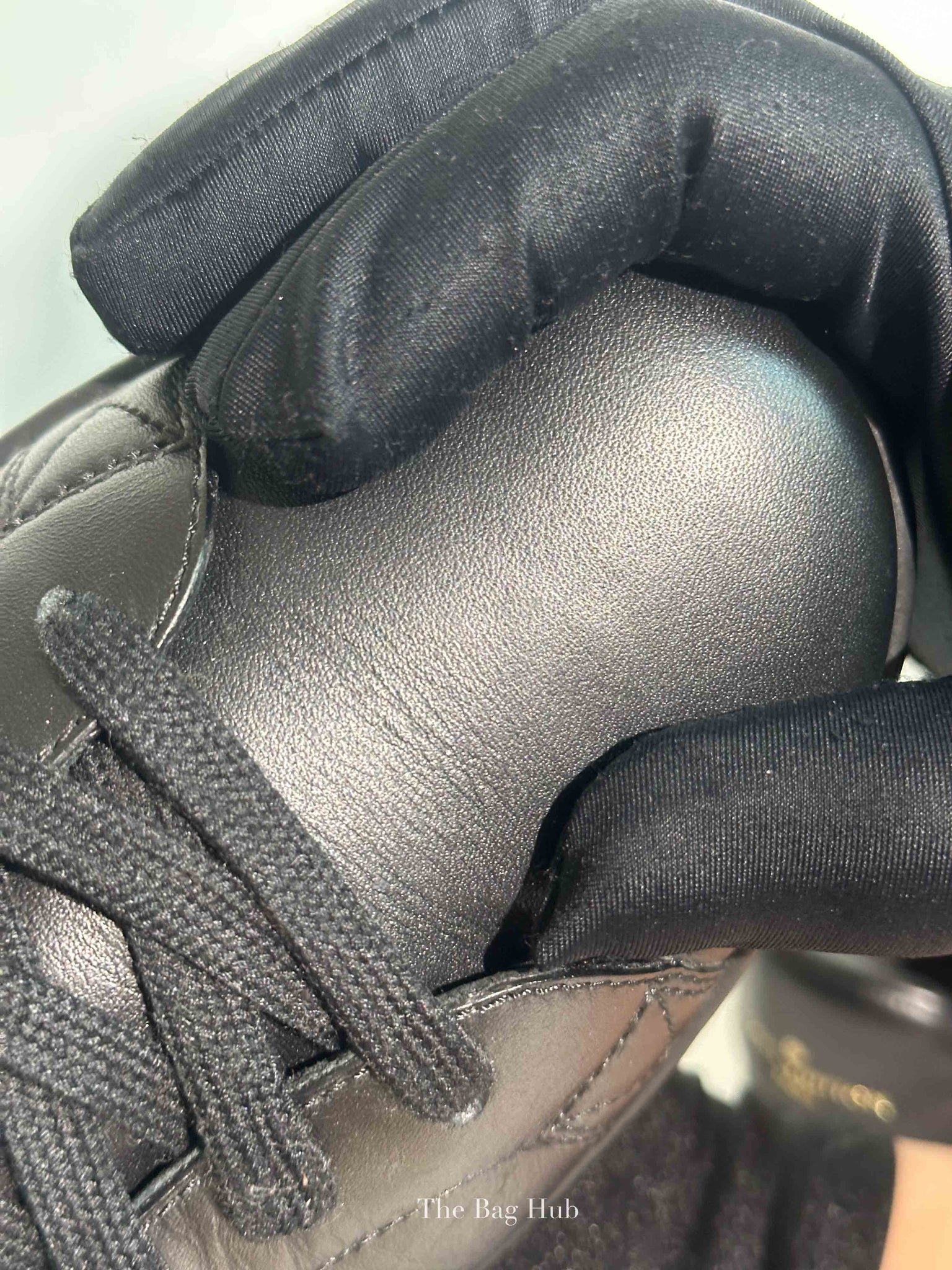 Louis Vuitton Black Leather Luxembourg Sneakers Size 9