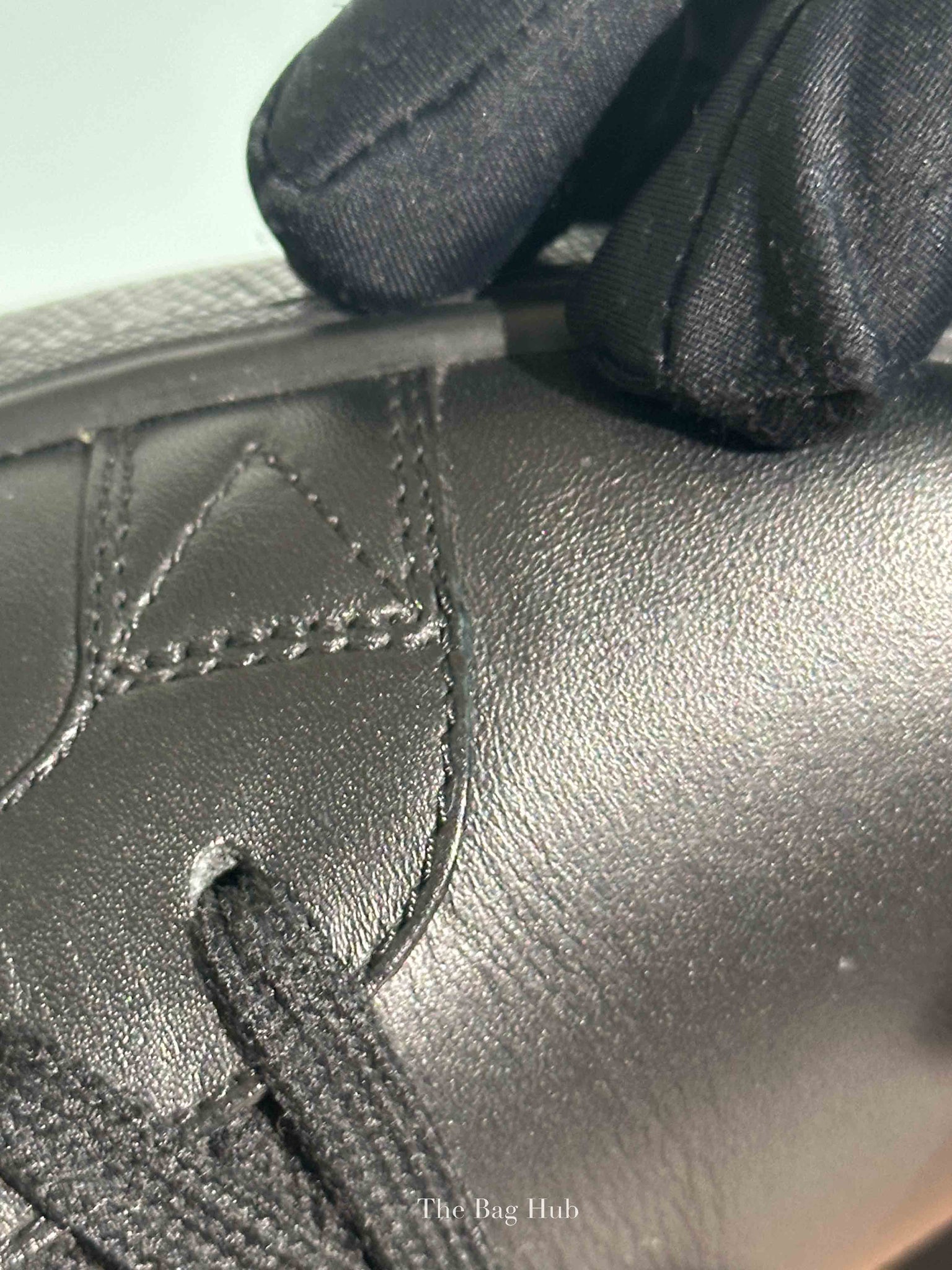 Louis Vuitton Black Leather Luxembourg Sneakers Size 9