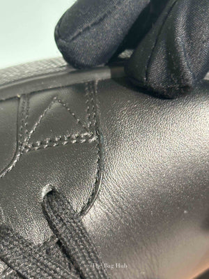 Louis Vuitton Black Leather Luxembourg Sneakers Size 9