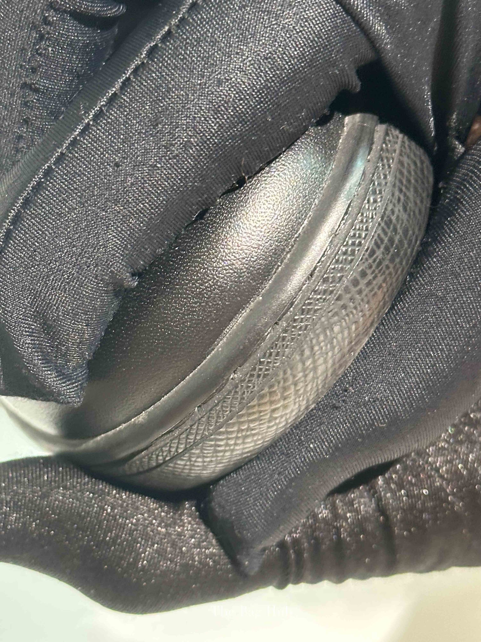 Louis Vuitton Black Leather Luxembourg Sneakers Size 9