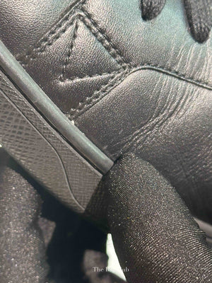 Louis Vuitton Black Leather Luxembourg Sneakers Size 9
